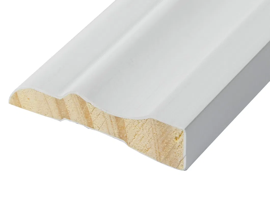 Direct Wholesale FCL 0.62 in. T X 3.3 in. W X 94.5 in. L Primed Base Board MDF Molding